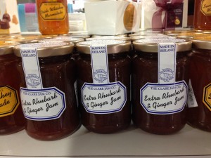Clare Jam Company located just down the road from the Cliffs of Moher.  These jams for sale at Cliffs of Moher gift shop. Wonder what extra rhubarb means?