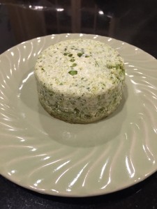 Broccoli Blue Cheese Timbale