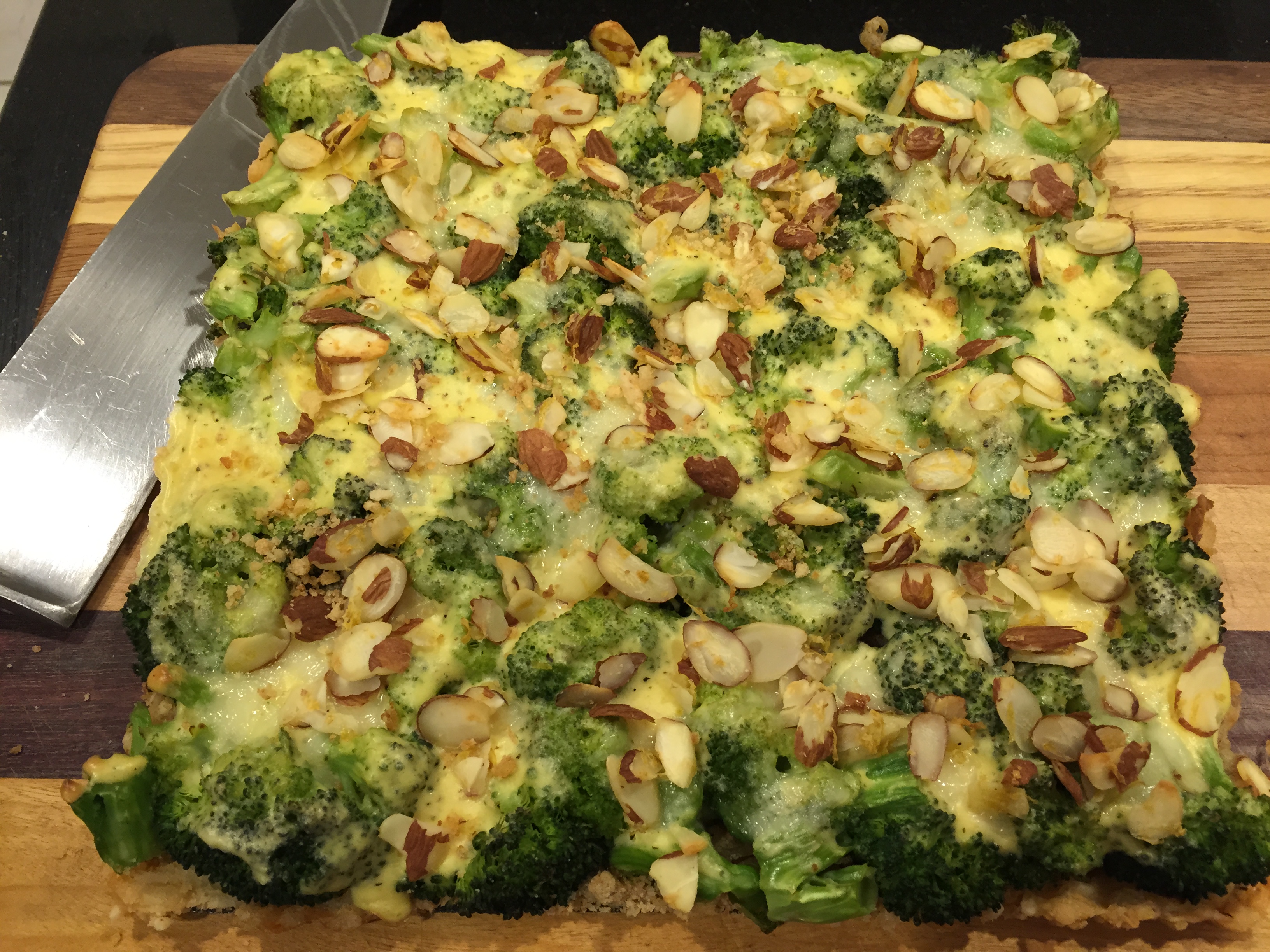 Broccoli Appetizer Tart with Pat-In Crust