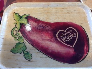 Wegman's Eggplant Caf Tray
