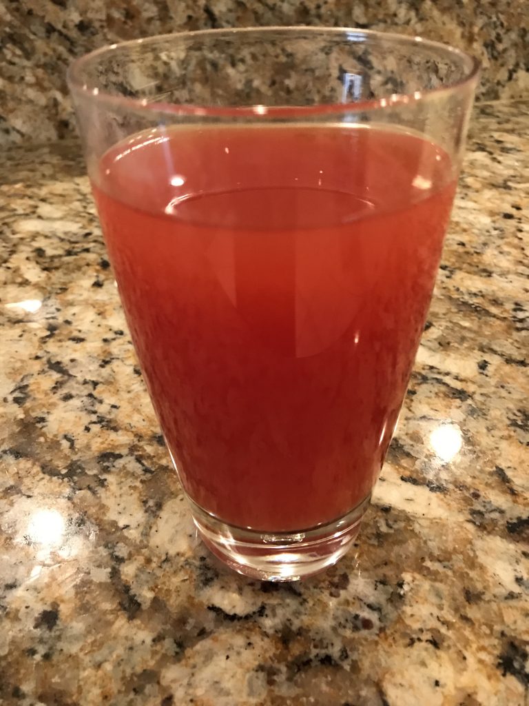 Tomato Juice DietFirst Day Foodie Pat