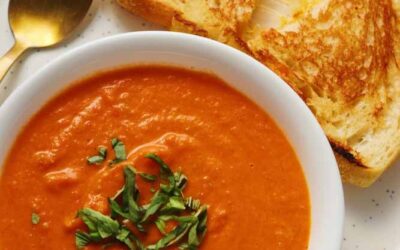 Forget Ready Made Tomato Soup! Make This One Instead! Serve with Crunchy Grilled Cheese.