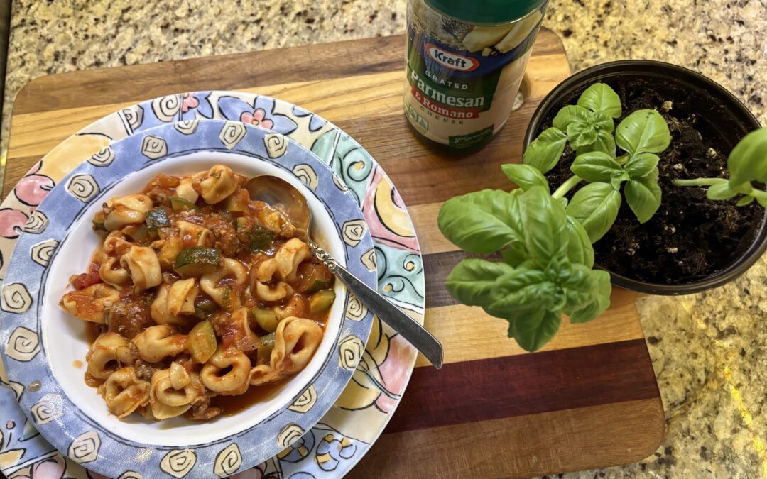 Quick Tortellini Zucchini Soup
